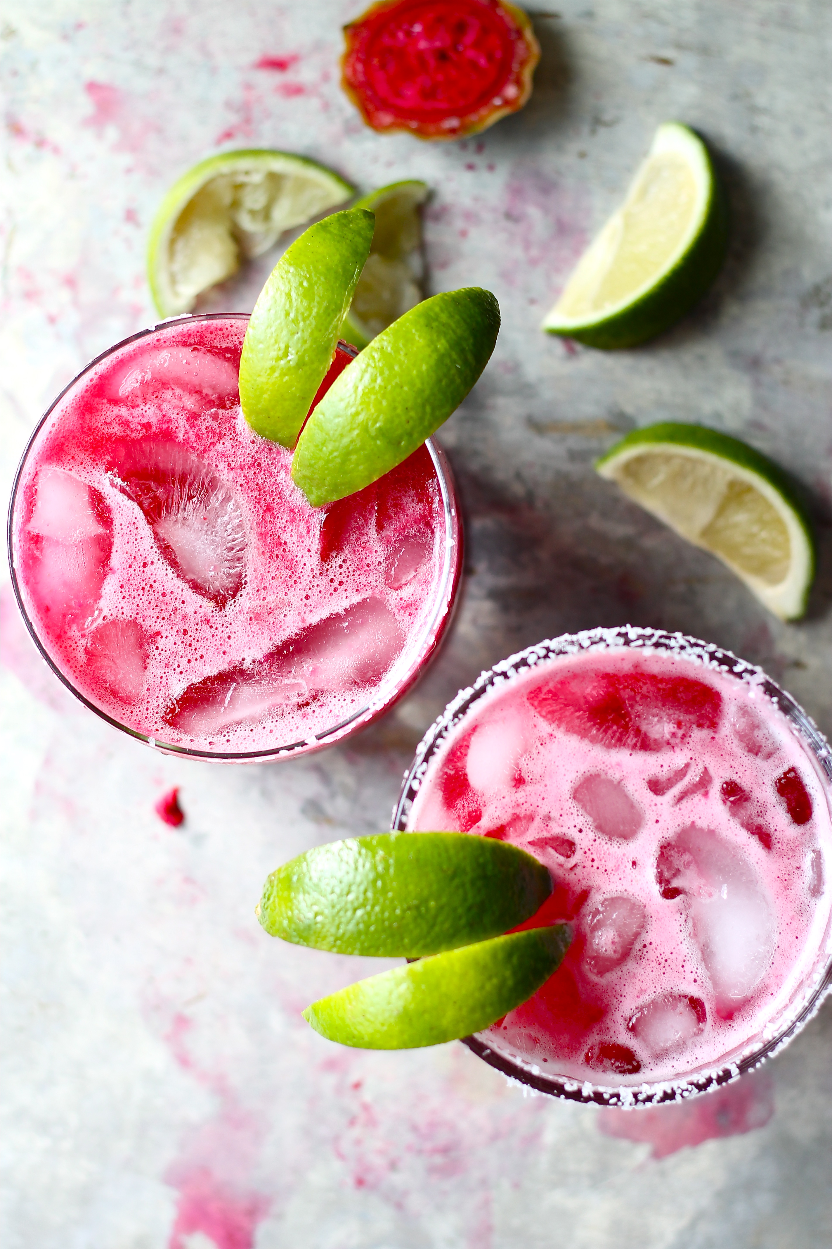 Prickly Pear Margaritas | Perpetually Hungry