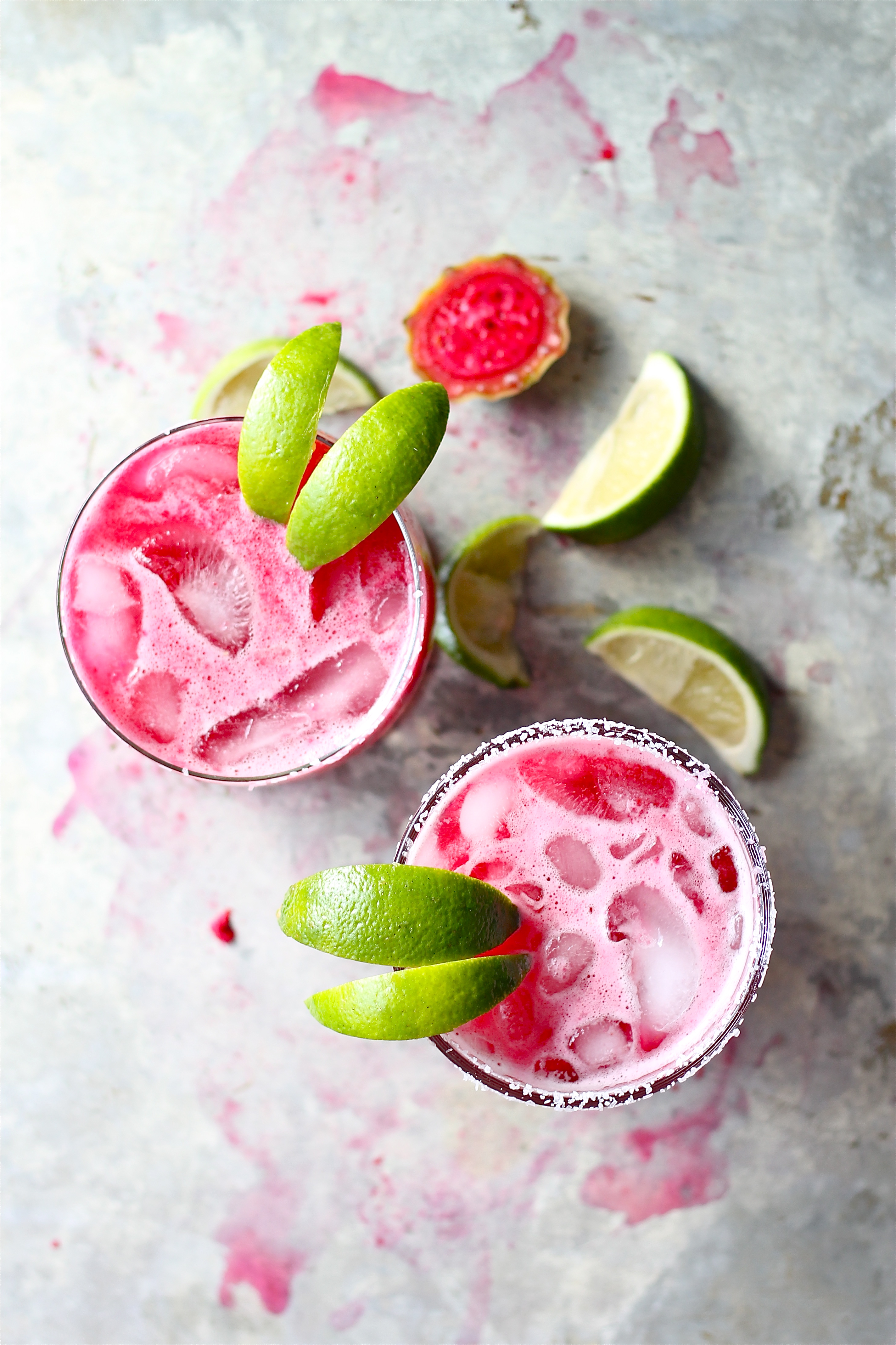 Prickly Pear Margaritas | Perpetually Hungry